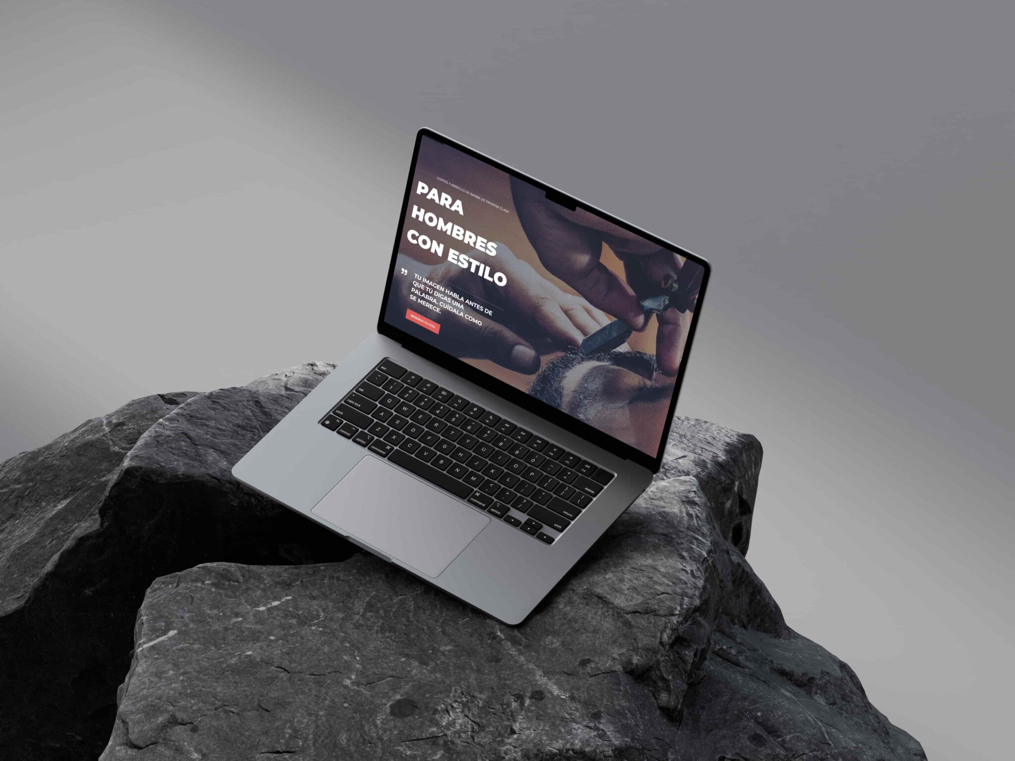 Ejemplo de web de una página del Plan Essential de diseño web en Canarias